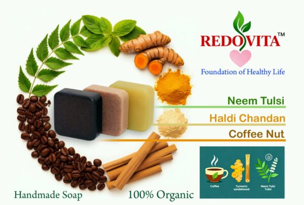 coffee nut , neem tulsi , haldi chandan